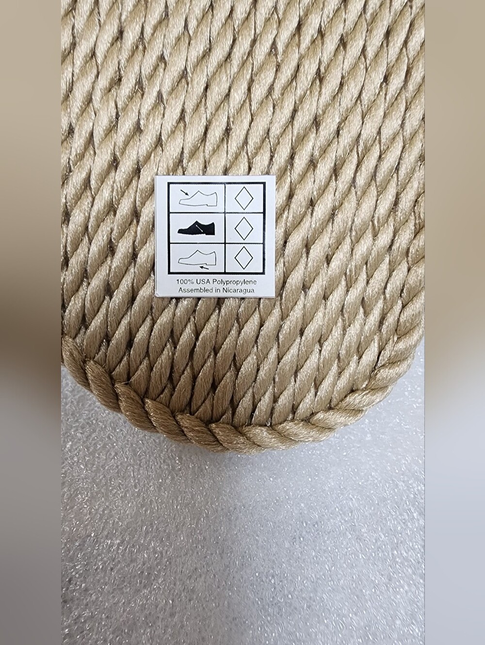 Nomadic State of Mind Sailor Knot Rope Sandals Camel Vegan Handmade Nicaragua 7. - Picture 14 of 17